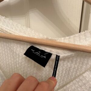 Urban Outfitters oversized white lounge shirt